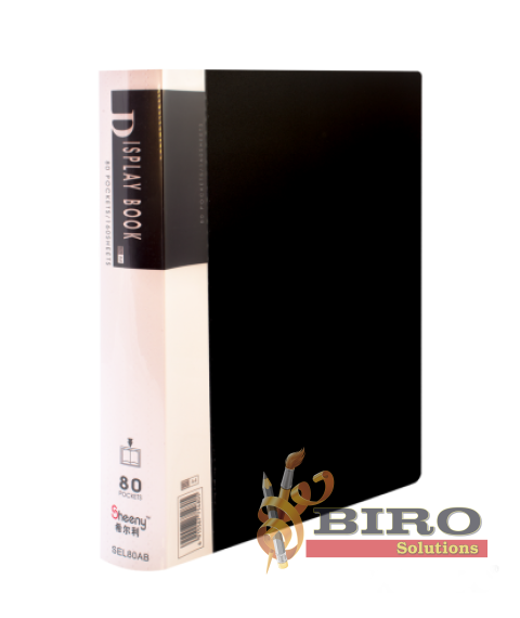 Mapă cu 80 folii, A4, culori asortate, SEL80AB